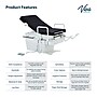 Viva Comfort Pointe Power Height Adjustable Pelvic Tilt Exam Table w/Stirrups & Hand Rails, 396 lbs. Capacity, Black ~#|#~sp309966584_sc7
