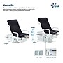 Viva Comfort Pointe Power Height Adjustable Pelvic Tilt Exam Table w/Stirrups & Hand Rails, 396 lbs. Capacity, Black ~#|#~sp309966585_sc7