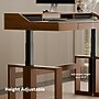 FlexiSpot Fusion Retro 63"W Electric Adjustable Standing Desk, Walnut Veneer (EHD-V6330WV)~#|#~sp309966593_sc7
