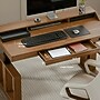 FlexiSpot Fusion Retro 63"W Electric Adjustable Standing Desk, Walnut Veneer (EHD-V6330WV)~#|#~sp309966597_sc7