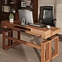 FlexiSpot Fusion Retro 63"W Electric Adjustable Standing Desk, Walnut Veneer (EHD-V6330WV)~#|#~sp309966598_sc7