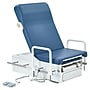 Viva Comfort Pointe Power Height Adjustable Pelvic Tilt Exam Table w/Stirrups & Hand Rails, 396 lbs. Capacity, Blue ~#|#~sp309966602_sc7