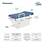 Viva Comfort Pointe Power Height Adjustable Pelvic Tilt Exam Table w/Stirrups & Hand Rails, 396 lbs. Capacity, Blue ~#|#~sp309966604_sc7