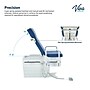 Viva Comfort Pointe Power Height Adjustable Pelvic Tilt Exam Table w/Stirrups & Hand Rails, 396 lbs. Capacity, Blue ~#|#~sp309966608_sc7