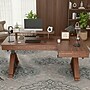 FlexiSpot Fusion Retro 70"W Electric L-Shaped Adjustable Standing Desk, Walnut (EHD-L7047WV)~#|#~sp309966620_sc7