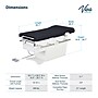 Viva Comfort Pointe Power Height Adjustable Pelvic Tilt Exam Table w/Stirrups & Storage, 396 lbs. Capacity, Black ~#|#~sp309966668_sc7