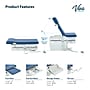 Viva Comfort Pointe Power Height Adjustable Pelvic Tilt Exam Table w/Stirrups & Storage, 396 lbs. Capacity, Blue ~#|#~sp309966677_sc7