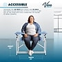 Viva Comfort Bariatric Extra-Tall Phlebotomy Chair with Drawer, 750 lb. Capacity, 2 Flip Up Arms, Blue (ADI997-01D-BT-BLU)~#|#~sp310016565_sc7