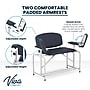 Viva Comfort Bariatric Extra-Tall Phlebotomy Chair, 750 lb. Capacity, 2 Flip Up Arms, Black (ADI997-01-BT-BLK)~#|#~sp310016571_sc7