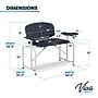 Viva Comfort Bariatric Extra-Tall Phlebotomy Chair, 750 lb. Capacity, 2 Flip Up Arms, Black (ADI997-01-BT-BLK)~#|#~sp310016573_sc7