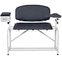 Viva Comfort Bariatric Extra-Tall Phlebotomy Chair with Drawer, 750 lb. Capacity, 2 Flip Up Arms, Black (ADI997-01D-BT-BLK)~#|#~sp310016596_sc7
