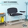 Viva Comfort Bariatric Extra-Tall Phlebotomy Chair with Drawer, 750 lb. Capacity, 2 Flip Up Arms, Black (ADI997-01D-BT-BLK)~#|#~sp310016604_sc7