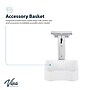 Viva Comfort Aluminum Wall Mount Bracket with Basket, Compatible With Viva Omni Spot Monitor, White (ADIME912-WM-08)~#|#~sp310016664_sc7