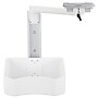 Viva Comfort Aluminum Wall Mount Bracket with Basket, Compatible With Edan M3 Spot Monitor, White (ADIME912-WM-06)~#|#~sp310016734_sc7