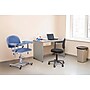 Viva Comfort Manual Adjustment Phlebotomy Chair, 485 lb. Capacity, 2 Flip Up Arms, Blue (ADIME997-05)~#|#~sp310016817_sc7