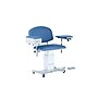 Viva Comfort Electric Adjustment Phlebotomy Chair with Drawer, 590 lb. Capacity, 2 Flip Up Arms, Blue (ADIME997-06-DR)~#|#~sp310016827_sc7