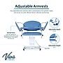 Viva Comfort Electric Adjustment Phlebotomy Chair with Drawer, 590 lb. Capacity, 2 Flip Up Arms, Blue (ADIME997-06-DR)~#|#~sp310016831_sc7