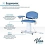 Viva Comfort Electric Adjustment Phlebotomy Chair with Drawer, 590 lb. Capacity, 2 Flip Up Arms, Blue (ADIME997-06-DR)~#|#~sp310016833_sc7
