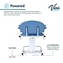 Viva Comfort Electric Adjustment Phlebotomy Chair with Drawer, 590 lb. Capacity, 2 Flip Up Arms, Blue (ADIME997-06-DR)~#|#~sp310016834_sc7