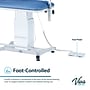 Viva Comfort Electric Adjustment Phlebotomy Chair with Drawer, 590 lb. Capacity, 2 Flip Up Arms, Blue (ADIME997-06-DR)~#|#~sp310016835_sc7
