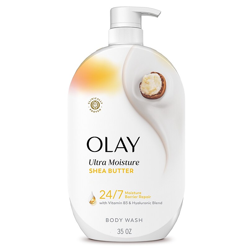 Olay Ultra Moisture Body Wash, Shea Butter Scent, 35 oz. (97494) image 1