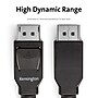Kensington 6 ft. DisplayPort to DispayPort Audio/Video Cable, Male to Male, Black (K33021WW)~#|#~sp310068316_sc7