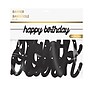 Party City Birthday Chic Happy Birthday Letter Banner, Black (AM20050008-PC)~#|#~sp310130338_sc7