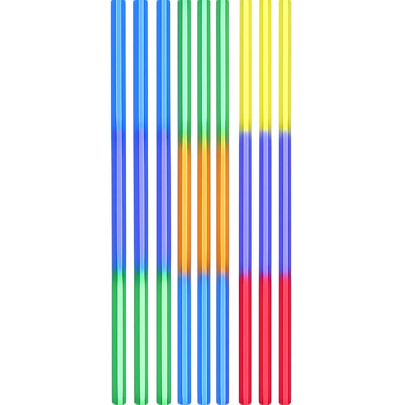 Party City 8" Glow Sticks, Assorted Colors, 36/Pack (AM3100006) image 1