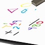 Correll 60" Flower Shaped Activity Table Set, Height Adjustable, Frosty White (AP1-A60DEFLR-80-09-09-6-18)~#|#~sp310184922_sc7