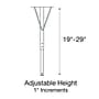 Correll 60" Flower Shaped Activity Table Set, Height Adjustable, Frosty White (AP1-A60DEFLR-80-09-09-6-18)~#|#~sp310184927_sc7