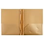 JAM Paper Smooth 3-Hole Punched 2 Pocket Plastic Folder with Fasteners, Assorted Colors, 6/Pack (382ECPassrt)~#|#~sp310459459_sc7