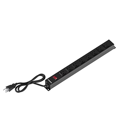 FlexiSpot 8-Outlet Powerstrip, Black (PS035B) Sansujyuku sansujyuku.com