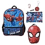 Bioworld Kids 5-Piece Spiderman Backpack, Large, Blue/Red (B1B7S3WUSMSB00)~#|#~sp310461561_sc7