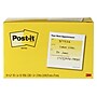 Post-it Appointment Reminder Notes, 2.9" x 2.8", Yellow/White, 50 Sheets/Pad, 24 Pads/Pack (654-24CP-NSA)~#|#~sp310523122_sc7
