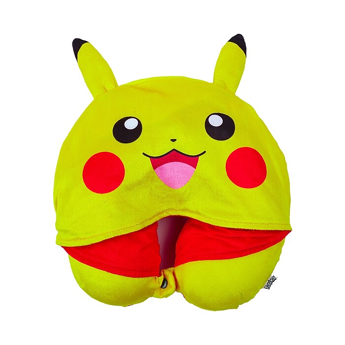 Bioworld Polyester Travel Pillow, Yellow (NPY5ZCCPOKTA00) | Staples