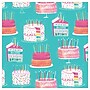Party City Birthday Cake Gift Wrap, 16' x 30", Multicolored (AM230030-PC)~#|#~sp310624539_sc7