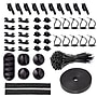 Turonic CM1 148-Piece Cable Management Kit, Black~#|#~sp310640541_sc7