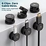 Treblab Cable Clips, Black, 6/Pack (CC1-B)~#|#~sp310640570_sc7