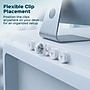 Treblab Cable Clips, White, 6/Pack (CC1-W)~#|#~sp310642072_sc7