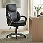 Sealy Nigel Ergonomic Faux Leather Swivel Executive Chair, Black (72972)~#|#~sp311560167_sc7