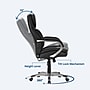 Sealy Nigel Ergonomic Faux Leather Swivel Executive Chair, Black (72972)~#|#~sp311560179_sc7