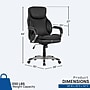 Sealy Nigel Ergonomic Faux Leather Swivel Executive Chair, Black (72972)~#|#~sp311560186_sc7