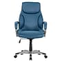 Sealy Nigel Ergonomic Faux Leather Swivel Executive Chair, Blue (71149)~#|#~sp311560582_sc7