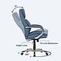 Sealy Nigel Ergonomic Faux Leather Swivel Executive Chair, Blue (71149)~#|#~sp311560598_sc7