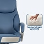 Sealy Nigel Ergonomic Faux Leather Swivel Executive Chair, Blue (71149)~#|#~sp311560601_sc7