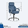 Sealy Nigel Ergonomic Faux Leather Swivel Executive Chair, Blue (71149)~#|#~sp311560610_sc7