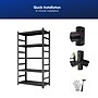 FlexiSpot 5-Shelf Metal Heavy-Duty Storage Rack, 87" x 47" x 23.6", Black (CJ022-DJ)~#|#~sp311877913_sc7