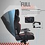 Sharper Image SGX300 Faux Leather Ergonomic Racing Gaming Chair, Black/Red (52914-BLKRED)~#|#~sp311878053_sc7