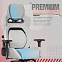 Sharper Image SGX300 Faux Leather Ergonomic Racing Gaming Chair, Off-White/Black (52914-OWHTBLK)~#|#~sp311878079_sc7