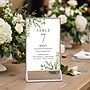 Excello Brands 4" x 6" Sign Holder, Vertical, Countertop/Tabletop, Acrylic, Silver (SGNH-ST-4X6)~#|#~sp311882099_sc7